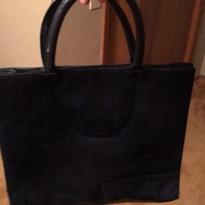 Harold Powell purse. Made in Italy. Leather and cowhide.